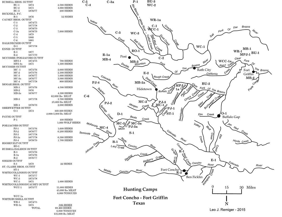 Directions to camp. Sketch by Leo J. Remiger.